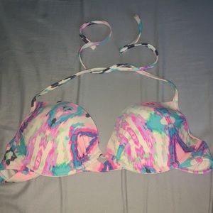 watercolor bikini top